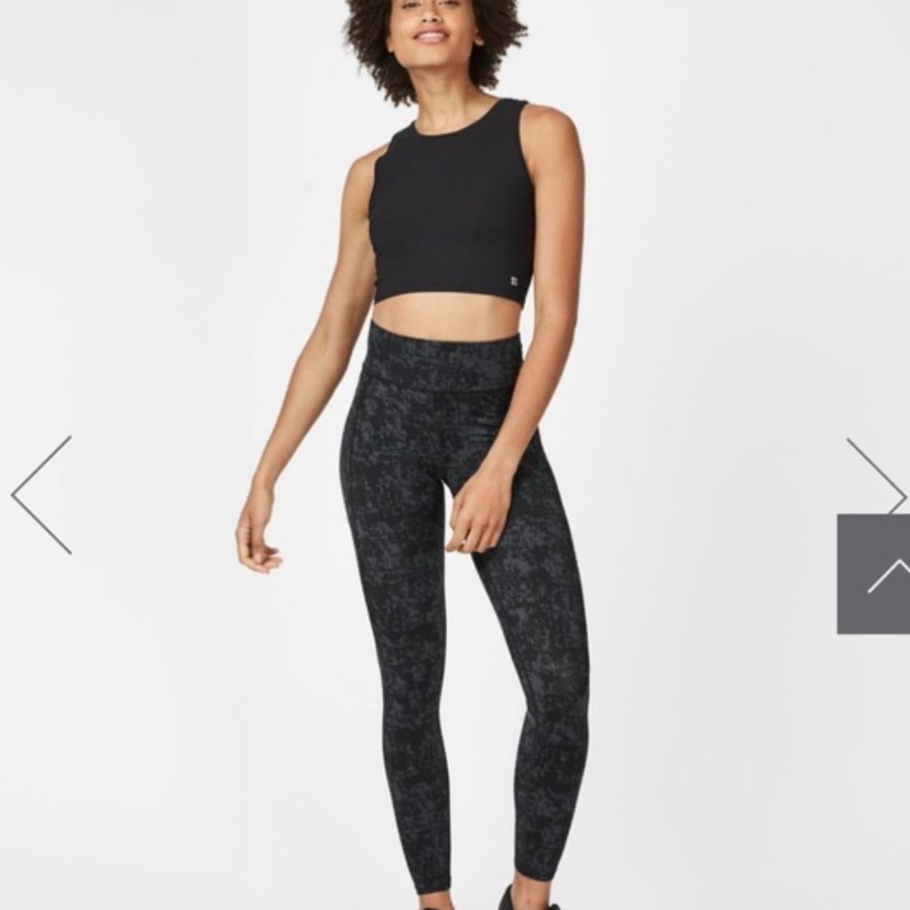 Sweaty Betty Black Static High Waisted Legging XS Zero Gravity